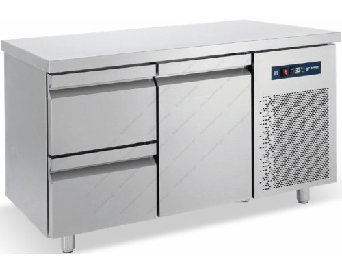 Επαγγελματικό Ψυγείο Πάγκος - Συντήρηση 139 x 70 εκ. 2 Συρτάρια GN 1/1 & Πόρτα PG1391S1P BAMBAS Ελλάδος