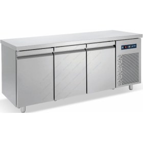 Επαγγελματικό Ψυγείο Πάγκος-Συντήρηση 185 x 70 εκ.με 3 Πόρτες GN 1/1 PG185 BAMBAS Ελλάδος