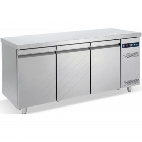 Επαγγελματικό Ψυγείο Πάγκος-Συντήρηση 170 x 70 εκ.  Χωρίς Μηχάνημα με 3 Πόρτες GN 1/1 PK170 BAMBAS Ελλάδος