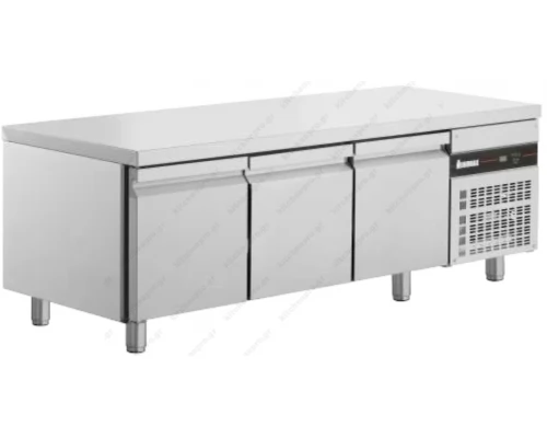 Επαγγελματικό Ψυγείο Πάγκος Χαμηλός 179 x 70 εκ. με 3 Πόρτες PWDP777 INOMAK Ελλάδος