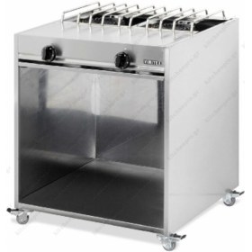 Επιδαπέδια Διπλή Εστία 95 x 62 εκ. ∅45 302A VIMITEX Ελλάδoς