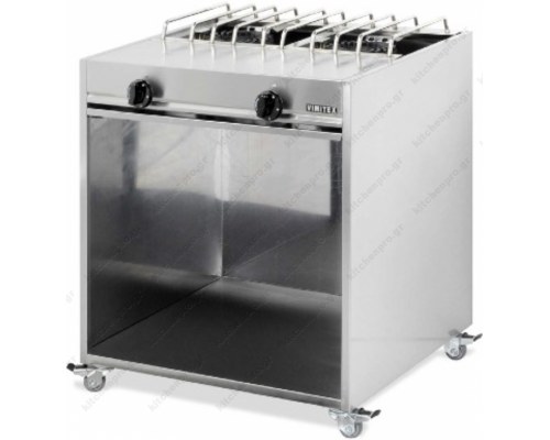 Commercial Gas Double Cooker 95 x 62 cm ∅45 302A VIMITEX Greece