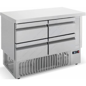 Επαγγελματικό Ψυγείο Πάγκος - Συντήρηση 110 x 70 εκ. 4 Συρτάρια GN 1/1 PS110S BAMBAS Ελλάδος