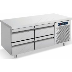 Επαγγελματικό Ψυγείο Πάγκος - Συντήρηση (Βάση Μηχανημάτων) 139 x 70 εκ. 4 Συρτάρια GN 1/1 PS139 BAMBAS Ελλάδος