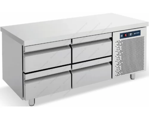 Refrigerated Counter - Cooler (Refrigereted Base) 139 x 70 cm 4 Drawers GN 1/1 PS139 BAMBAS Greece