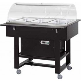 Ψυχόμενος Τροχήλατος Μπουφές CLR 2788N CA 3 x GN1/1 FORCAR Ιταλίας