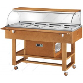 Ψυχόμενος Τροχήλατος Μπουφές ELR 2826 4 x GN1/1 FORCAR Ιταλίας