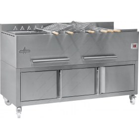 Επαγγελματική Ψησταριά με 6 Σούβλες & 3 Καλάθια Eπιδαπέδια K13SF BIOKAN Eλλάδος