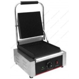 Επαγγελματική Τοστιέρα Μονή 31 x 34 εκ. Ραβδωτή Πάνώ-Κάτω ITAL811 ITALSTAR