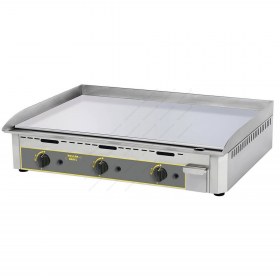 Λείο Πλατό Με Ανοξείδωτη επιφάνεια Τριπλό 90x47.5 εκ PSR900EI ROLLERGRILL Γαλλίας