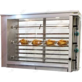 Κοτοπουλιέρα με 3 Σούβλες KE3 SERGASElectric Rotisserie with 2 Spits 21 Chickens KE3 SERGAS Greece