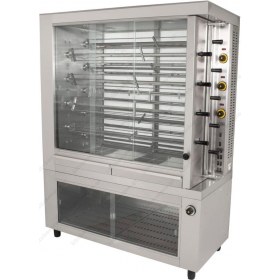 Κοτοπουλιέρα με 9 Σούβλες & Θερμοθάλαμο 63 Κοτόπουλα KE9 SERGAS Ελλάδας