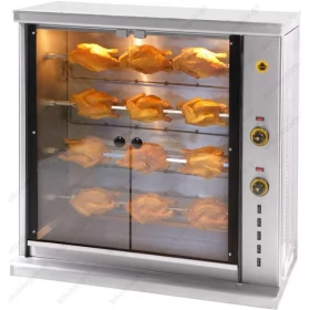 Electric Rotisserie with 4 Spits 20 Chickens SE4 SERGAS Greece