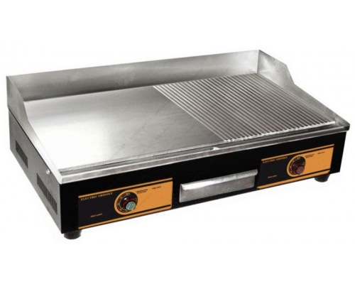 Ηλεκτρικό Πλατώ Διπλό Λείο-Ραβδωτό 73 x 46 εκ VEG-836