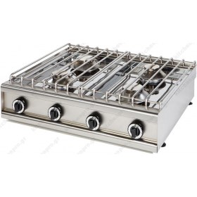 Επιτραπέζια Εστία Αερίου 4 Εστιών KALLISTI 4 VRETTOS Ελλάδος