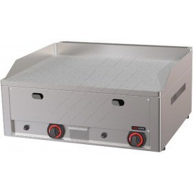 Λείο Πλατώ Χρωμίου Αερίου Διπλό 66 x 60 εκ. RED FOX FTH-C-60G RM GASTRO Τσεχίας