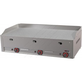 Λείο Πλατώ Χρωμίου Αερίου Τριπλό 99 x 60 εκ. RED FOX FTH-C-90G RM GASTRO Τσεχίας 