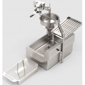 Λουκουμαδομηχανή 7 Λίτρων και φριτέζα  14 Λίτρων 1021V