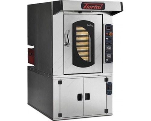 Περιστροφικός Φούρνος Αρτοποιείας & Ζαχαροπλαστικής Αερίου με Ατμό 12 ταψιά, τύπος  BABY, FIORINI Ιταλίας