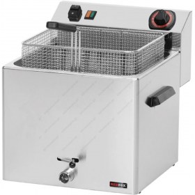 Επαγγελματική Μονή Ηλεκτρική Φριτέζα 11 Λίτρων Τριφασική FE 10T TURBO RM GASTRO Τσεχίας 