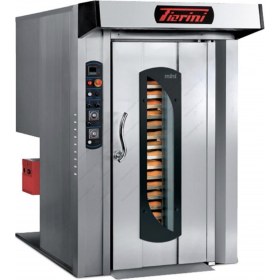 Περιστροφικός Φούρνος Αρτοποιείας & Ζαχαροπλαστικής με Ατμό 18 Ταψιά, MINI FIORINI Ιταλίας