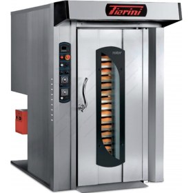 Περιστροφικός Φούρνος Αρτοποιείας & Ζαχαροπλαστικής 18 Ταψιά 60x80 με Ατμό, ROTOR, FIORINI Ιταλίας