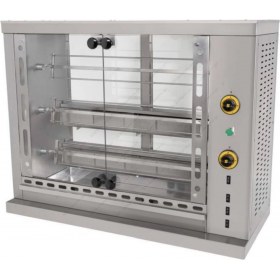 Κοτοπουλιέρα Αερίου με 3 Σούβλες SG3 SERGAS Ελλάδας