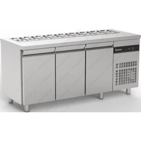 Saladette Refrigerated Counter-Cooler 179,2 x 70 cm 3 Doors ZGFP999 ΙΝΟΜΑΚ Greece