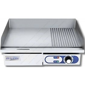 Ηλεκτρικό Πλατώ Χρωμίου Λείο-Ραβδωτό 55 x 43 εκ. EG-818D2