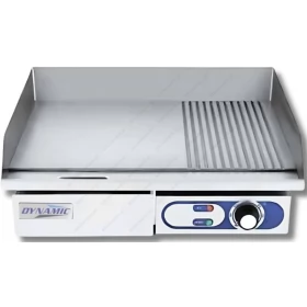 Ηλεκτρικό Πλατώ Χρωμίου Λείο-Ραβδωτό 55 x 43 εκ. EG-818D2