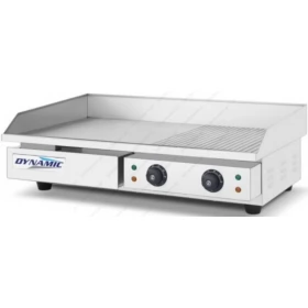 Ηλεκτρικό Πλατώ Χρωμίου Λείο-Ραβδωτό 73 x 47 εκ. EG-820D2