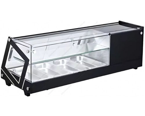 Επιτραπέζια Βιτρίνα Sushi για 4 Λεκανάκια GN1/3 113 εκ FS-44L-2