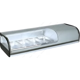 Επιτραπέζια Βιτρίνα Sushi για 4 Λεκανάκια GN1/3 116 εκ GN-42