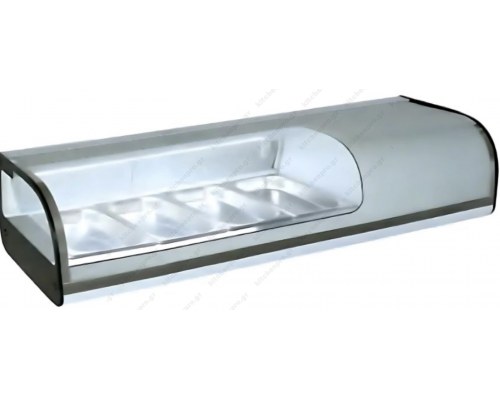 Επιτραπέζια Βιτρίνα Sushi για 4 Λεκανάκια GN1/3 116 εκ GN-42