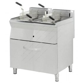 Επαγγελματική Φριτέζα Αερίου Διπλή 15+15 Λίτρων FM15+15 VIMITEX Ελλάδος