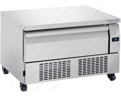 Τροχήλατο Ψυγείο Πάγκος - Συντήρηση ή Κατάψυξη Χαμηλό 90,5 x 70 εκ. 1 Συρτάρι 2 GN 1/1 DWT 90 COOLHEAD Ιταλίας