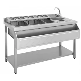 Coctail Station - Bar Station 140 εκ. με Λεκάνη Νερού