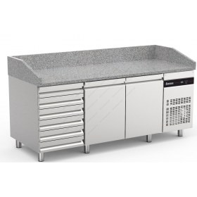 Ψυγείο Πίτσας με Γρανίτη 202 x 80 εκ. PIZC88/ND/I/G INOMAK Ελλάδος