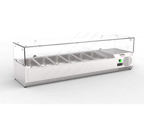 Επιτραπέζια Βιτρίνα 6 GN 1/3 - 150 εκ. RPV31500 INOMAK Ελλάδος