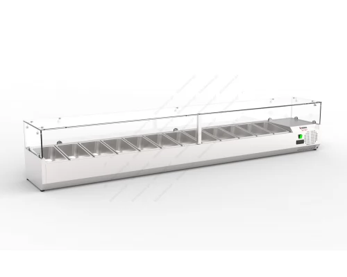 Επιτραπέζια Βιτρίνα 12 GN 1/3 - 252 εκ. RPV32520 INOMAK Ελλάδος