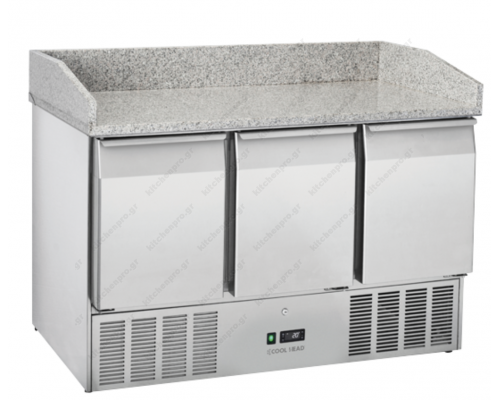Refrigerator for Pizza with Granite 140 x 70 cm CRM 93A COOLHEAD Italy
