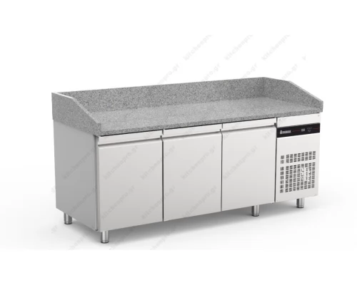 Refrigerator for Pizza with Granite 202 x 80 cm. PIZC888/I/G INOMAK Greece