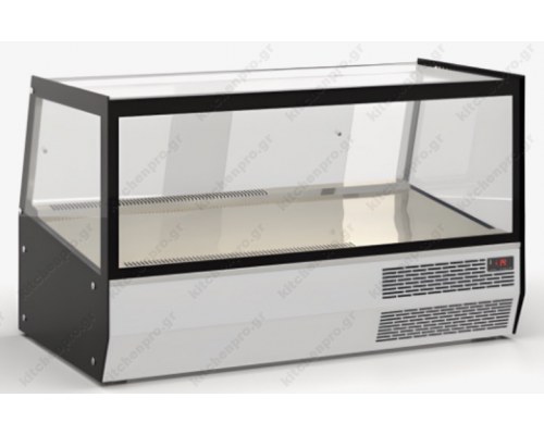 Επιτραπέζια Ψυχόμενη Βιτρίνα 110 x 60 εκ. ECO110DIS INOX DOBROS Ελλάδος