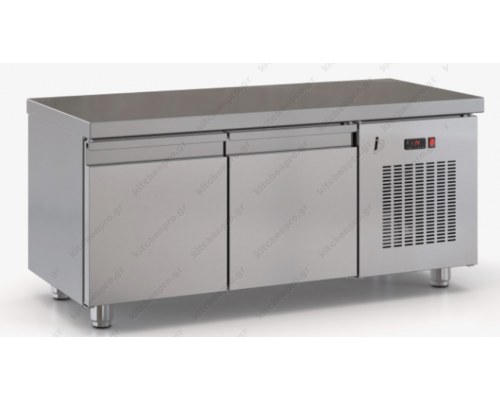 Refrigerated Counter - Cooler Low Height 130 x 70 cm 2 Doors GN 1/1 PSM13070SN DOBROS INOX Greece