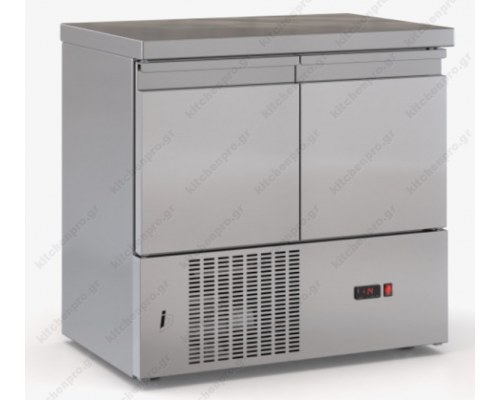 Επαγγελματικό Ψυγείο Πάγκος-Συντήρηση 90 x 60 εκ. με 2 Πόρτες GN 1/1 PSM9060DM DOBROS INOX Ελλάδος