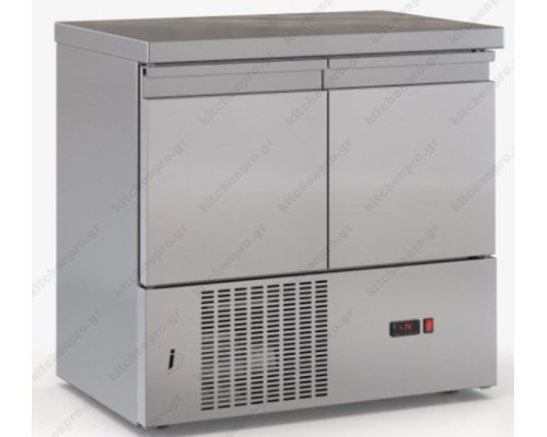 Επαγγελματικό Ψυγείο Πάγκος-Συντήρηση 90 x 70 εκ. με 2 Πόρτες GN 1/1 PSM9070DM DOBROS INOX Ελλάδος