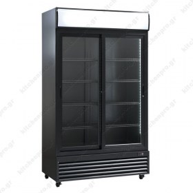 Επαγγελματικό Διπλό Ψυγείο Βιτρίνα Αναψυκτικών 113 εκ. Πλάτος x 202.3 εκ. Ύψος SD 1002 BSL THINKCOOL