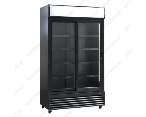Επαγγελματικό Διπλό Ψυγείο Βιτρίνα Αναψυκτικών 113 εκ. Πλάτος x 202.3 εκ. Ύψος SD 1002 BSL THINKCOOL