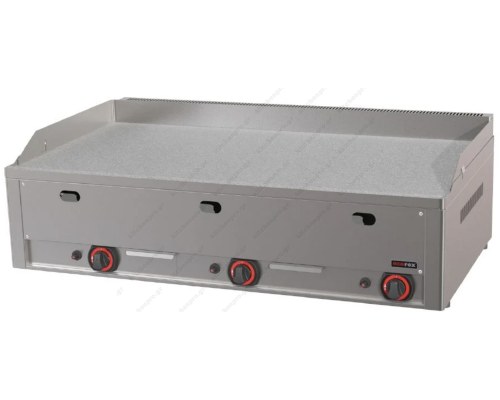 Triple Electric Griddle Chrome Plate Smooth 99 x 54 cm  RED FOX FTHC 90E RM GASTRO Czech Republic