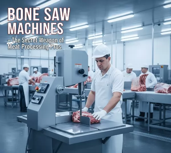 Bone saw machines used by meat processing professionals for efficiency